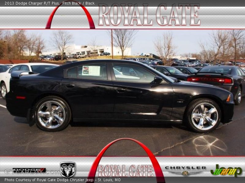 Pitch Black / Black 2013 Dodge Charger R/T Plus