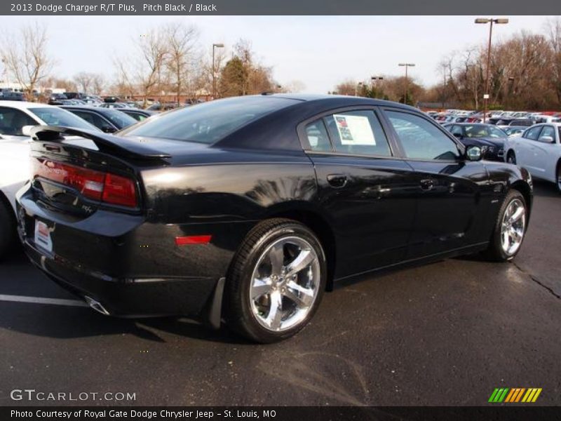 Pitch Black / Black 2013 Dodge Charger R/T Plus