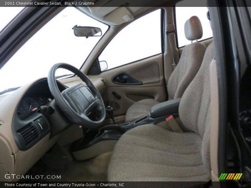 Black / Graphite 2001 Chevrolet Cavalier Sedan