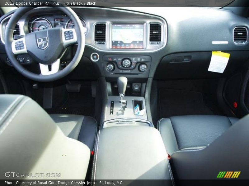 Pitch Black / Black 2013 Dodge Charger R/T Plus