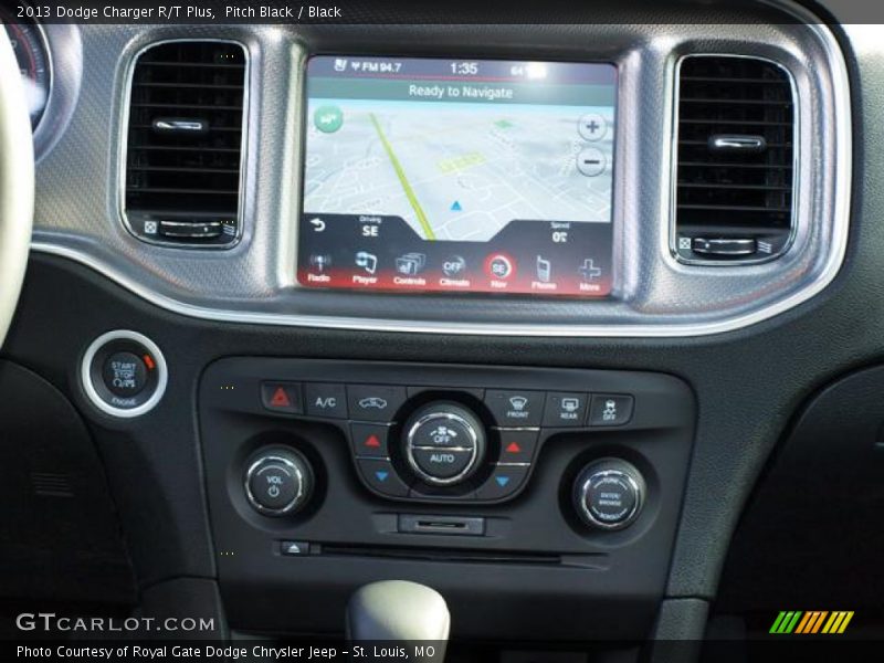 Pitch Black / Black 2013 Dodge Charger R/T Plus