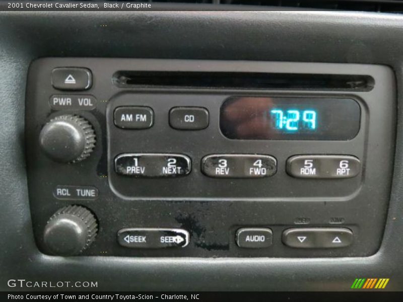 Black / Graphite 2001 Chevrolet Cavalier Sedan