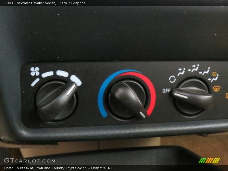 Black / Graphite 2001 Chevrolet Cavalier Sedan