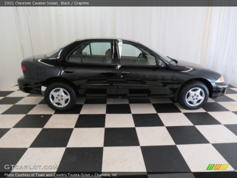 Black / Graphite 2001 Chevrolet Cavalier Sedan