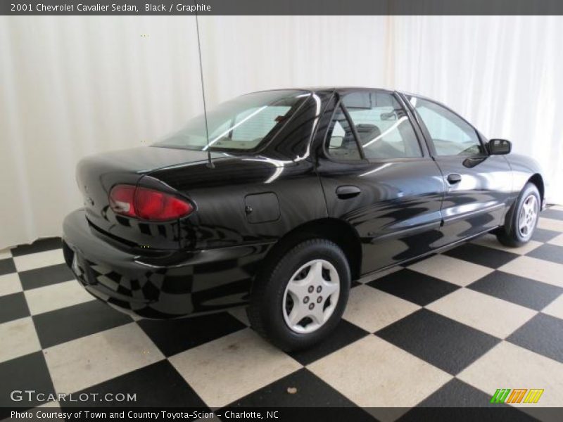 Black / Graphite 2001 Chevrolet Cavalier Sedan