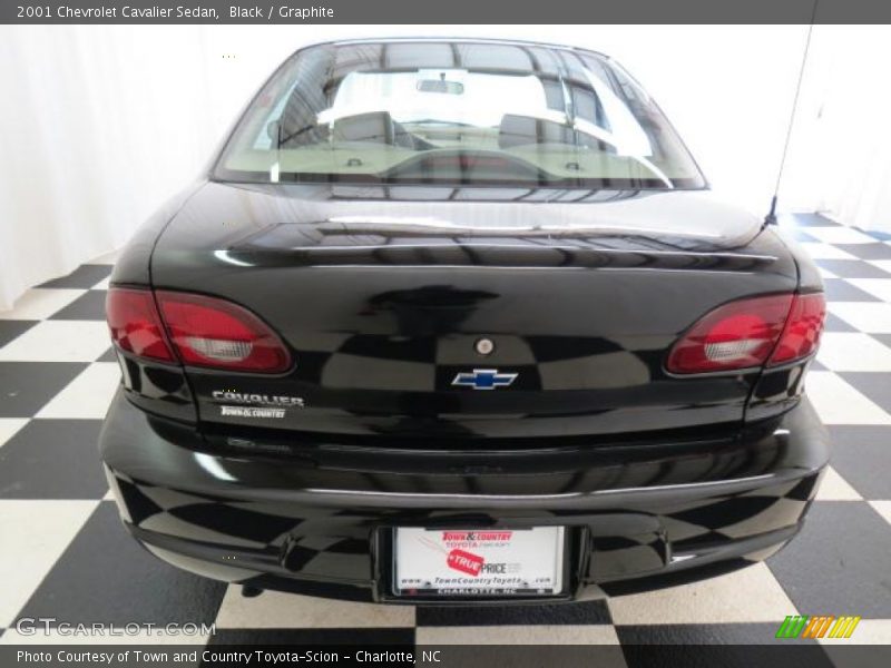 Black / Graphite 2001 Chevrolet Cavalier Sedan