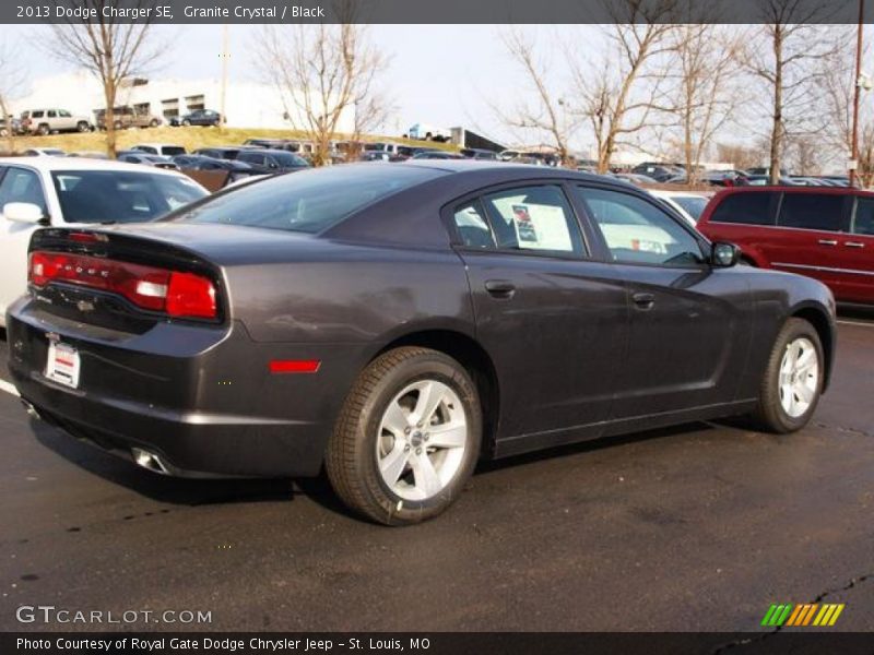 Granite Crystal / Black 2013 Dodge Charger SE