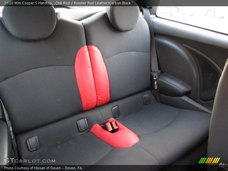 Chili Red / Rooster Red Leather/Carbon Black 2010 Mini Cooper S Hardtop
