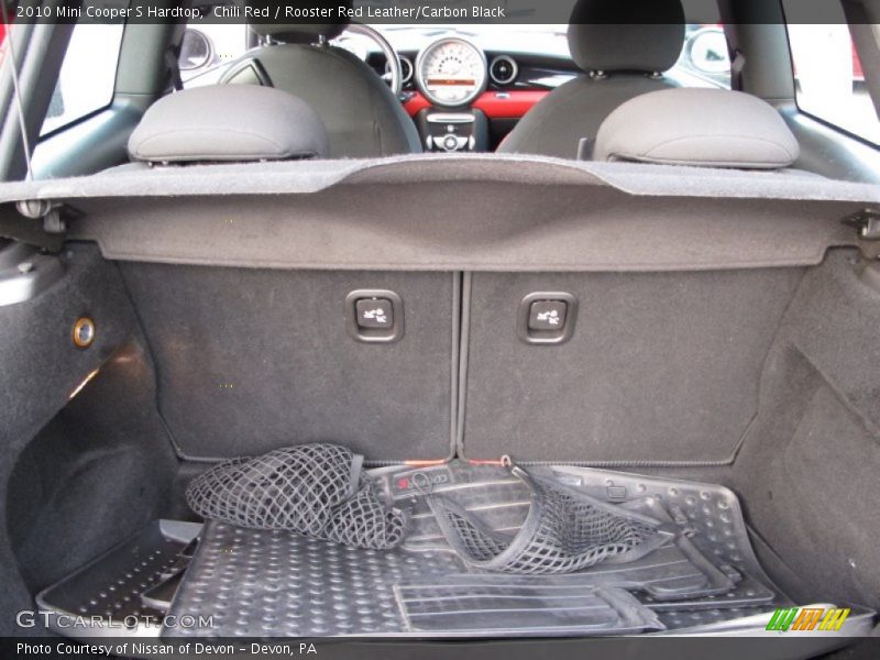 Chili Red / Rooster Red Leather/Carbon Black 2010 Mini Cooper S Hardtop