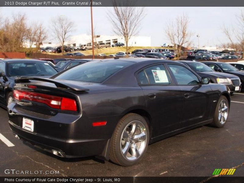 Granite Crystal / Black 2013 Dodge Charger R/T Plus