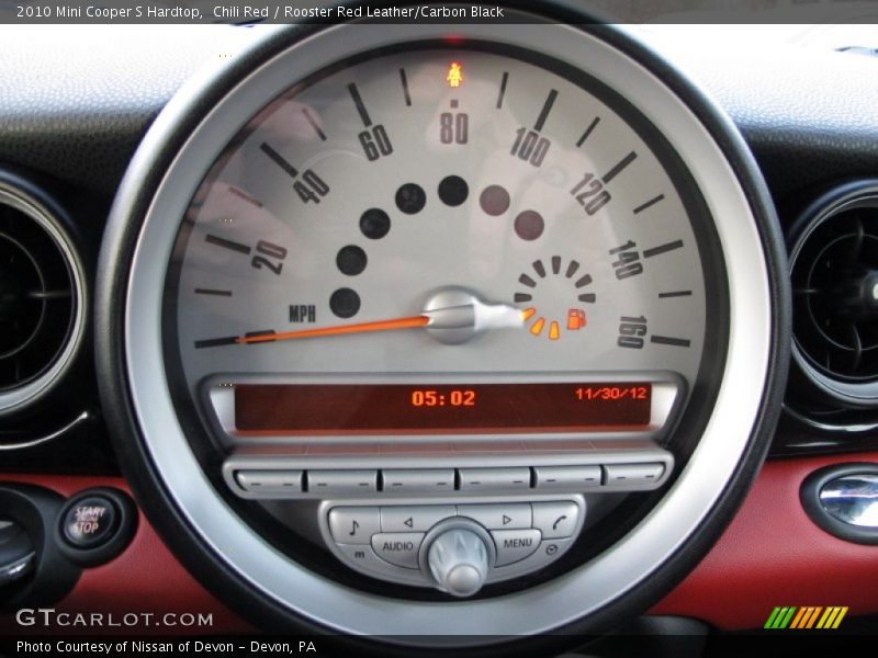 Chili Red / Rooster Red Leather/Carbon Black 2010 Mini Cooper S Hardtop