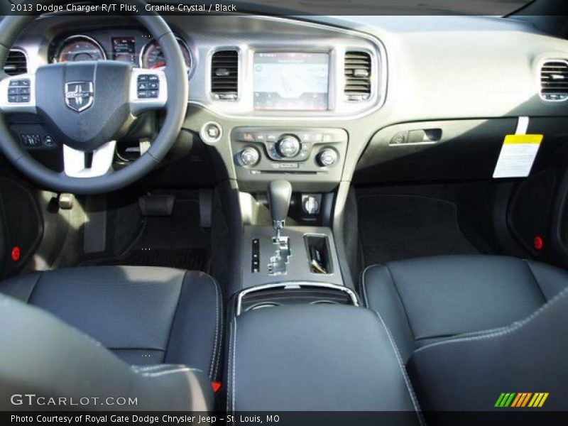 Granite Crystal / Black 2013 Dodge Charger R/T Plus