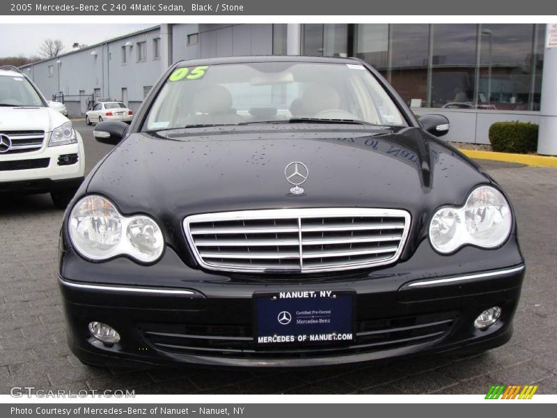 Black / Stone 2005 Mercedes-Benz C 240 4Matic Sedan