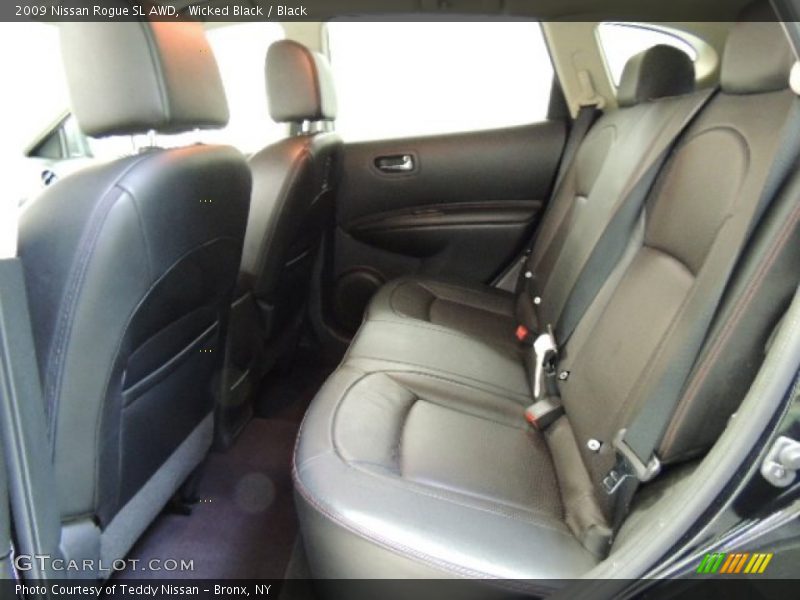 Wicked Black / Black 2009 Nissan Rogue SL AWD