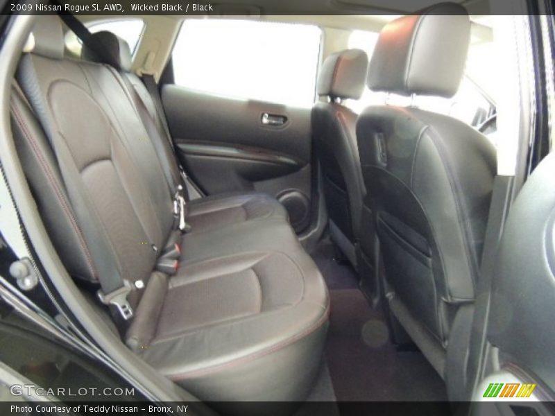 Wicked Black / Black 2009 Nissan Rogue SL AWD