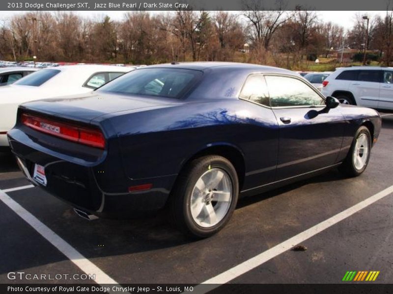 Jazz Blue Pearl / Dark Slate Gray 2013 Dodge Challenger SXT