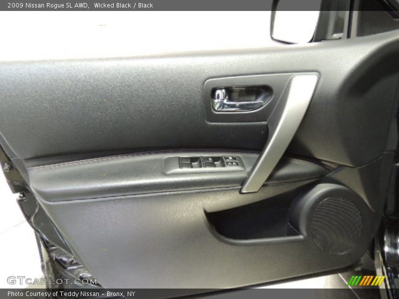 Wicked Black / Black 2009 Nissan Rogue SL AWD
