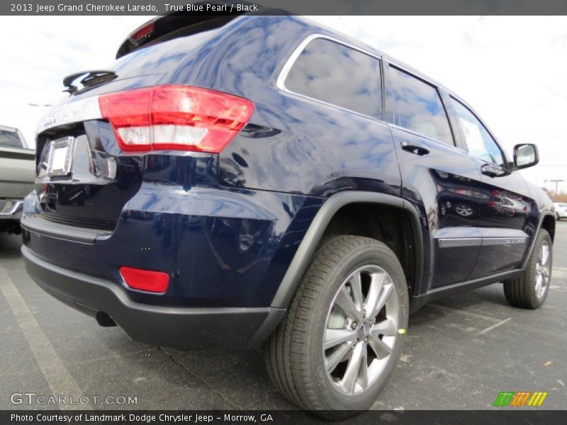 True Blue Pearl / Black 2013 Jeep Grand Cherokee Laredo