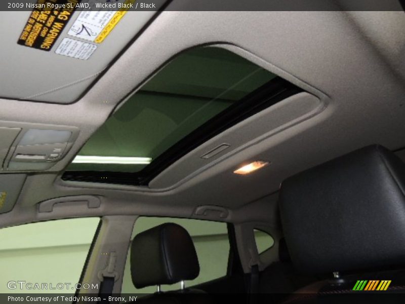 Wicked Black / Black 2009 Nissan Rogue SL AWD