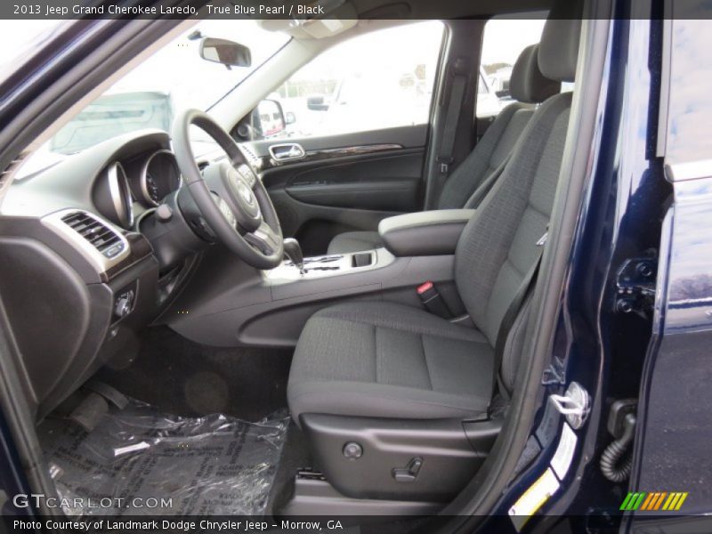 True Blue Pearl / Black 2013 Jeep Grand Cherokee Laredo