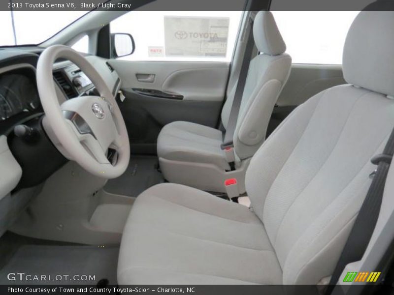  2013 Sienna V6 Light Gray Interior