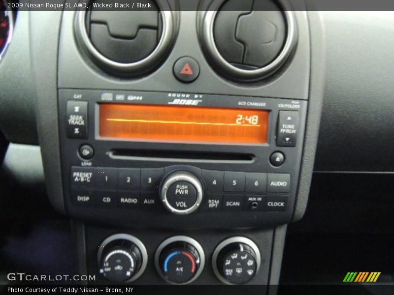 Wicked Black / Black 2009 Nissan Rogue SL AWD