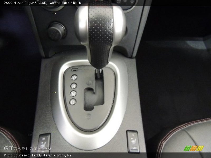 Wicked Black / Black 2009 Nissan Rogue SL AWD