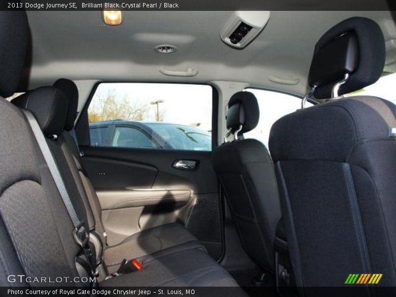 Brilliant Black Crystal Pearl / Black 2013 Dodge Journey SE