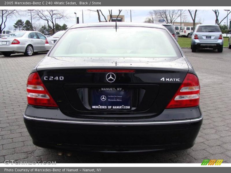 Black / Stone 2005 Mercedes-Benz C 240 4Matic Sedan