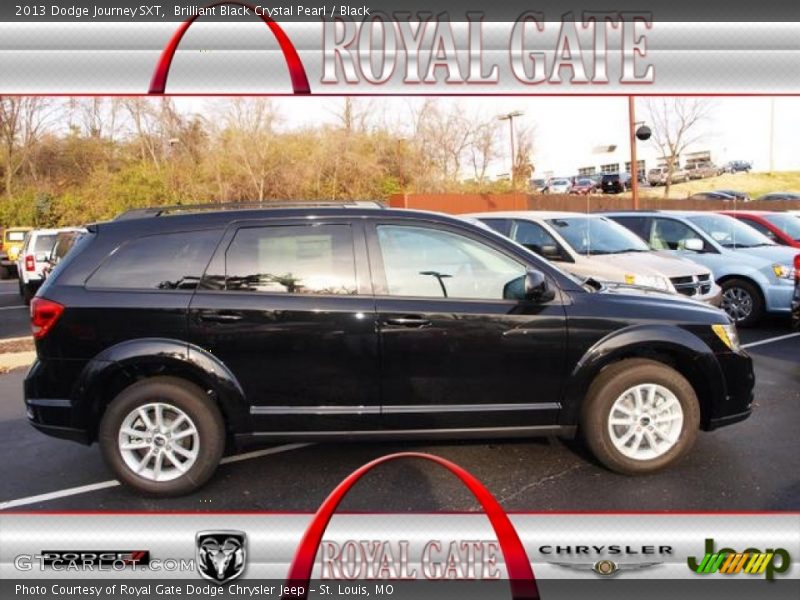 Brilliant Black Crystal Pearl / Black 2013 Dodge Journey SXT