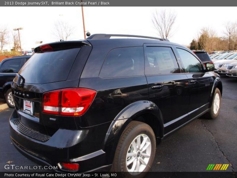 Brilliant Black Crystal Pearl / Black 2013 Dodge Journey SXT