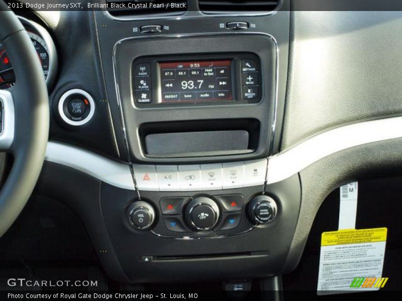 Brilliant Black Crystal Pearl / Black 2013 Dodge Journey SXT