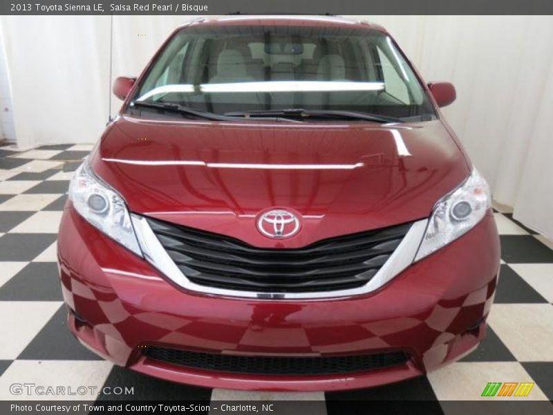 Salsa Red Pearl / Bisque 2013 Toyota Sienna LE