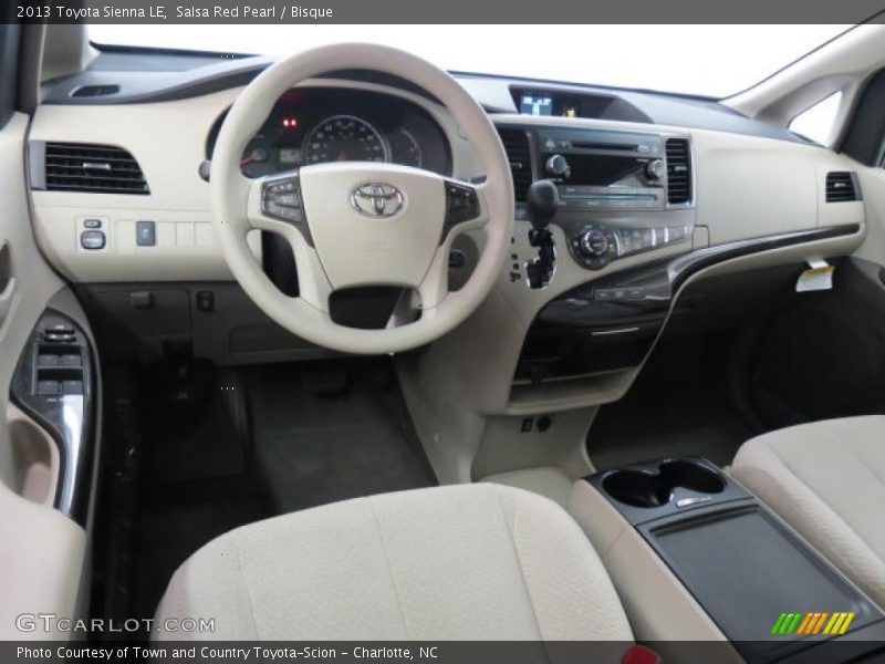 Salsa Red Pearl / Bisque 2013 Toyota Sienna LE