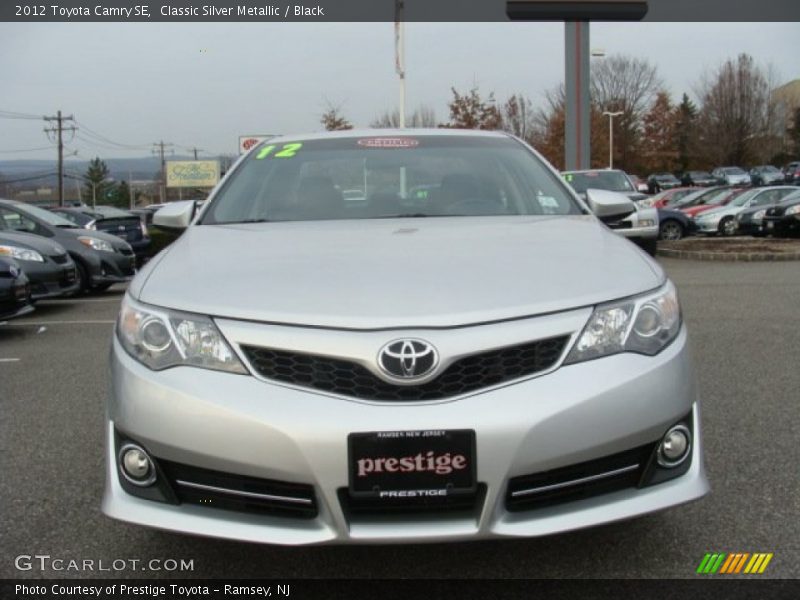 Classic Silver Metallic / Black 2012 Toyota Camry SE