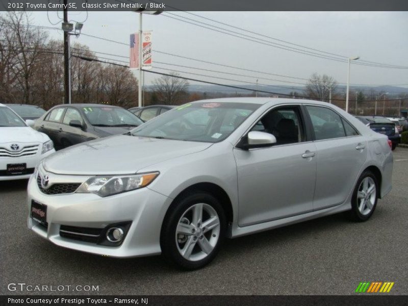 Classic Silver Metallic / Black 2012 Toyota Camry SE