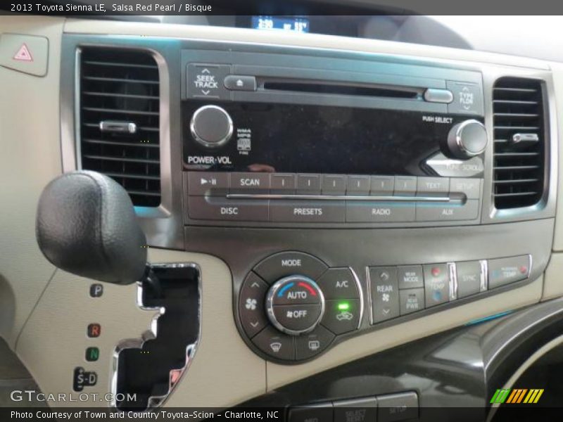 Salsa Red Pearl / Bisque 2013 Toyota Sienna LE