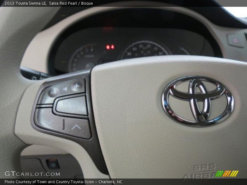 Salsa Red Pearl / Bisque 2013 Toyota Sienna LE