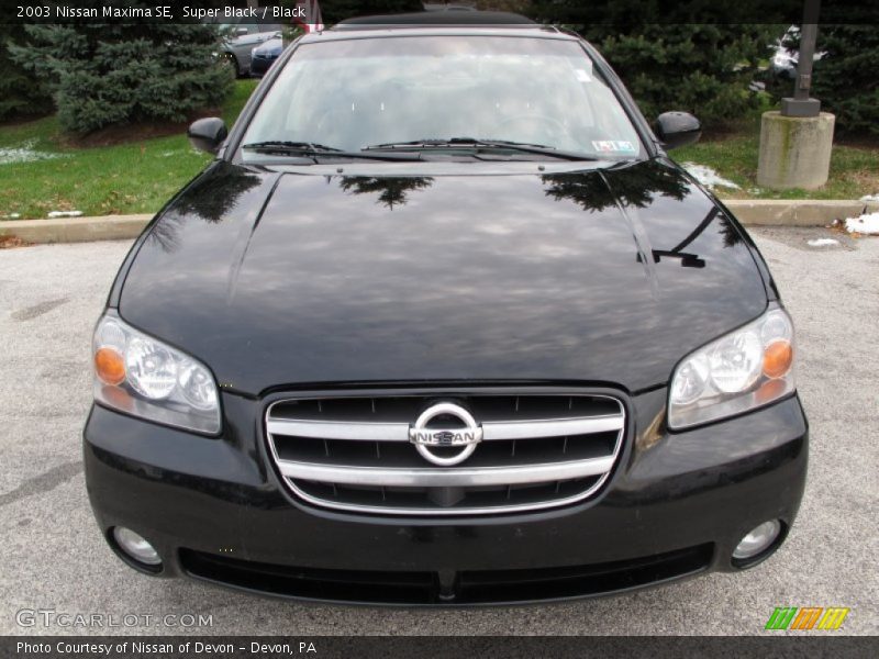 Super Black / Black 2003 Nissan Maxima SE