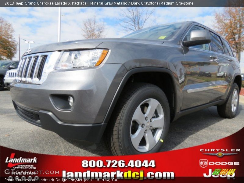 Mineral Gray Metallic / Dark Graystone/Medium Graystone 2013 Jeep Grand Cherokee Laredo X Package
