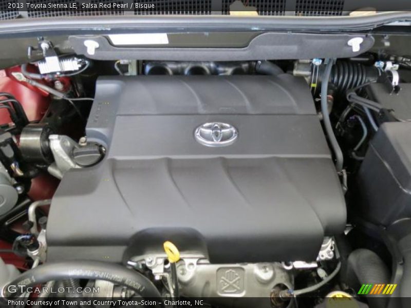 Salsa Red Pearl / Bisque 2013 Toyota Sienna LE
