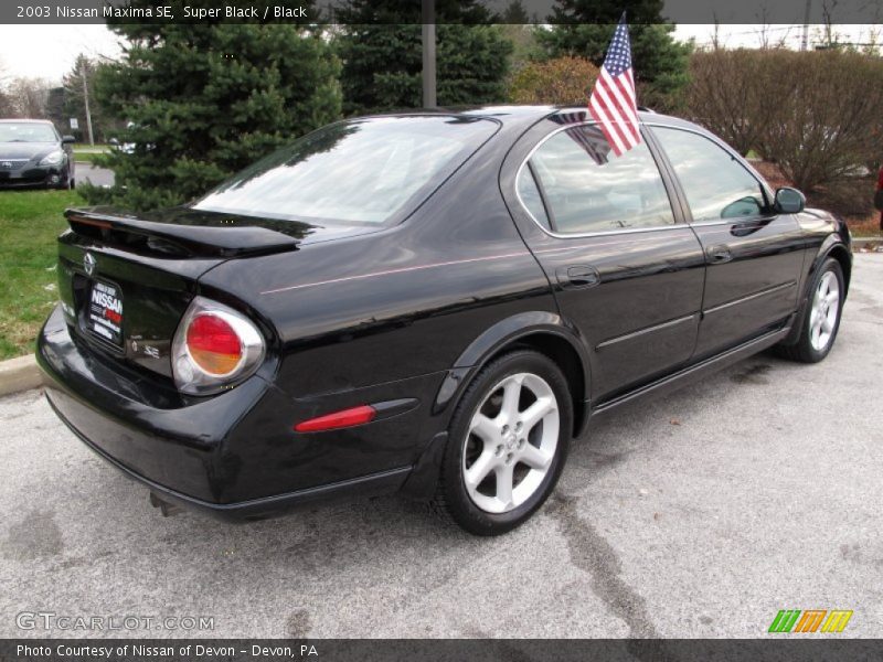 Super Black / Black 2003 Nissan Maxima SE