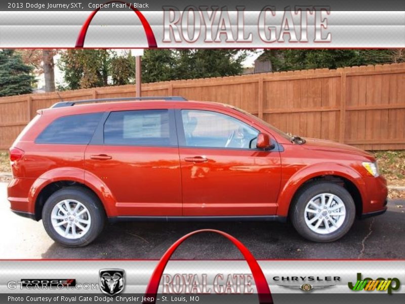 Copper Pearl / Black 2013 Dodge Journey SXT