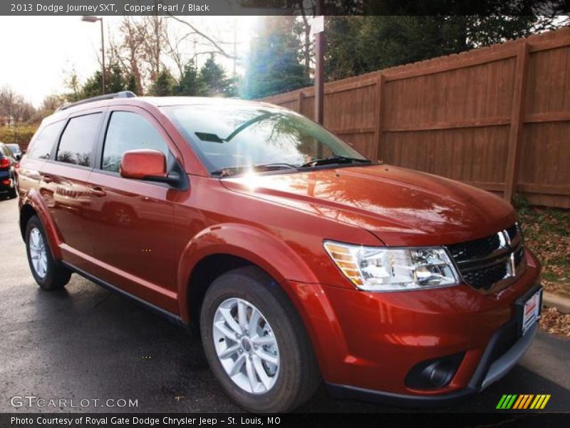 Copper Pearl / Black 2013 Dodge Journey SXT