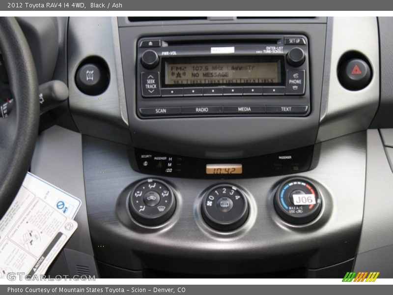Black / Ash 2012 Toyota RAV4 I4 4WD