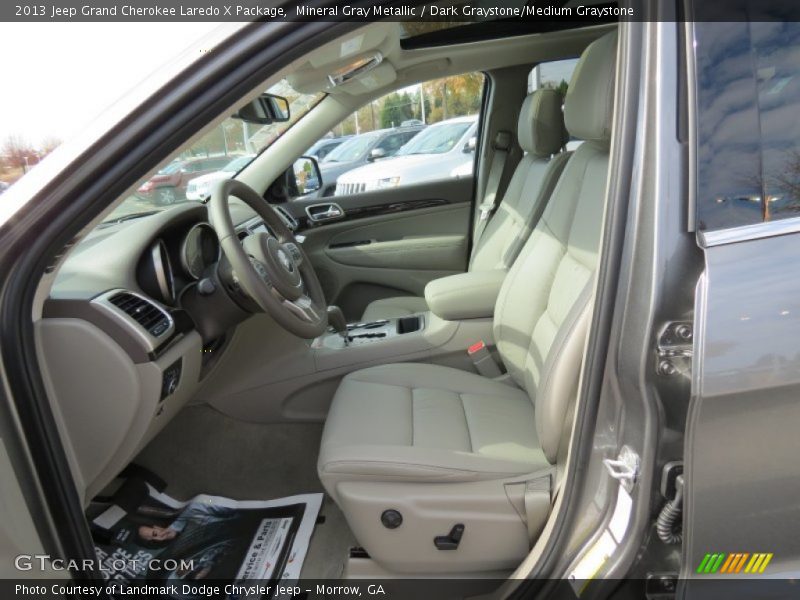 Mineral Gray Metallic / Dark Graystone/Medium Graystone 2013 Jeep Grand Cherokee Laredo X Package
