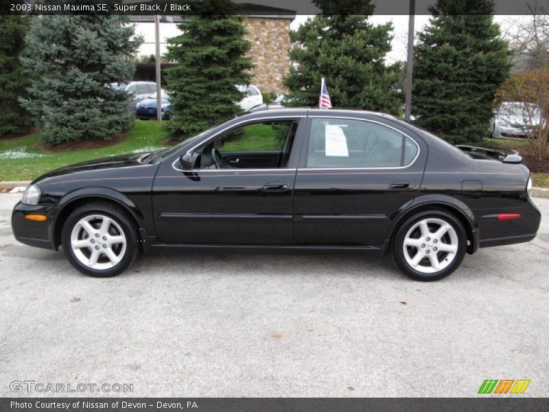 Super Black / Black 2003 Nissan Maxima SE