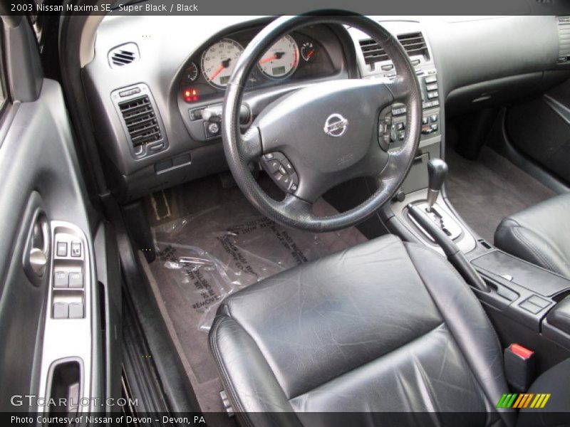 Super Black / Black 2003 Nissan Maxima SE