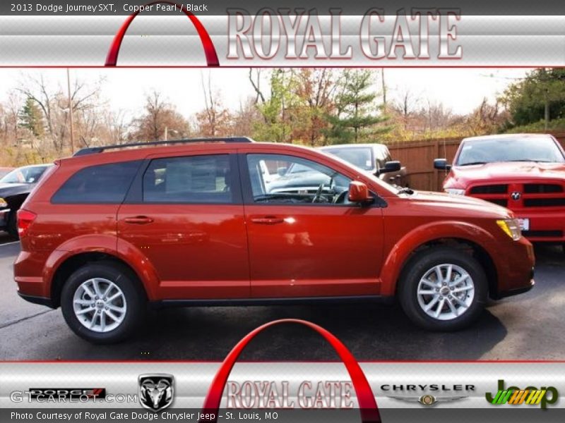 Copper Pearl / Black 2013 Dodge Journey SXT