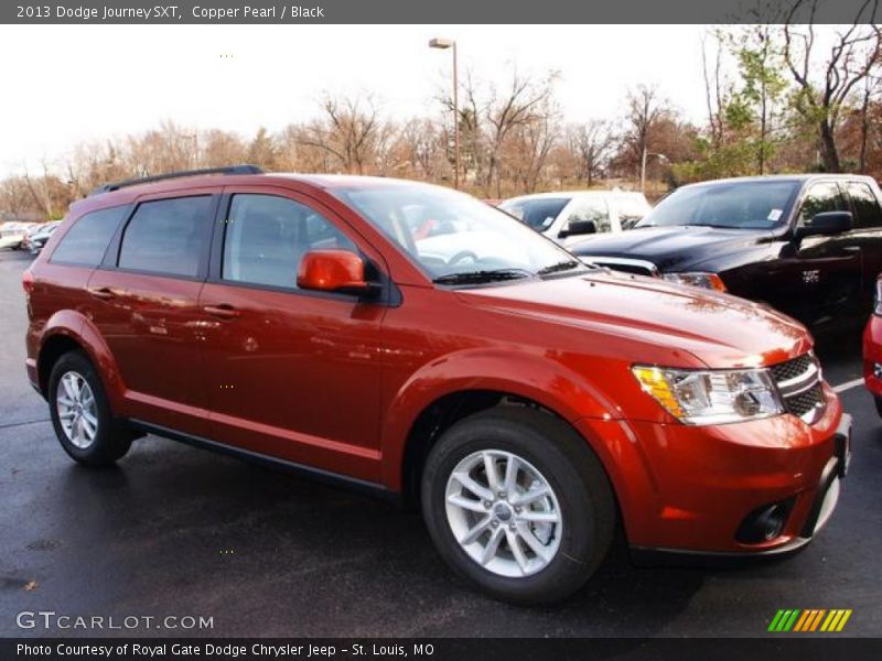 Copper Pearl / Black 2013 Dodge Journey SXT
